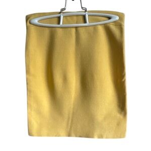 Marciano Women’s Yellow Elastic Stretch Pencil Mini Skirt Size XS